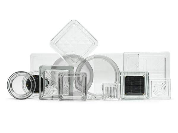 Horizontal Glass Pavers
