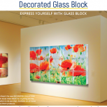 Decorated Collection from Seves Glass Block Inc.