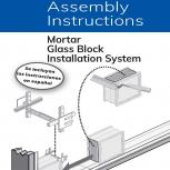 Glass Block Mortar Installation System