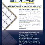 LWR Pre-Assembled Residential Windows