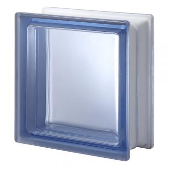 Q19 Pegasus Blue Smooth glass block