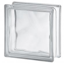 Basic Line Wave-patterned glass blocks 19x19x8 