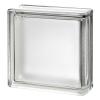 Basic Line  Linear End Blocks of Arctic frosted glass block 19x19x8